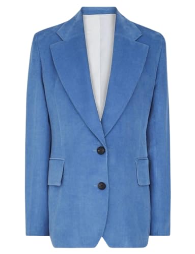 Veste de costume en velours femme blazer chic à deux boutons pour le bureau
