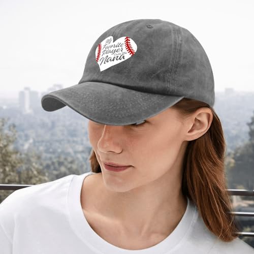 Gorra negra para mujer My Favoiite Baseball miniatura 5