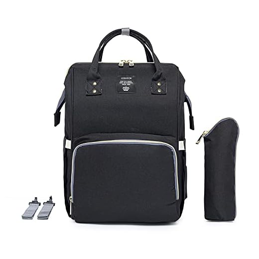 Mochila Bolsa Maternidade Lequeen Impermeável Porta mamadeira Menina Menino