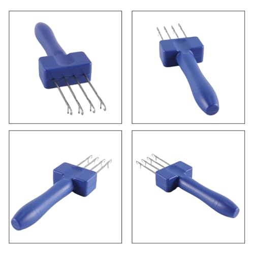 ACOLY Cordy Icord Maker Tool, Häkel-Kabelnadel, Strickzubehör, tragbarer Knüpfhaken zum Ketten und Kanten, ergonomischer Griff