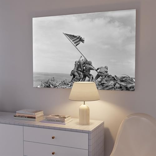 Décoration murale bureau Iwo Jima toile tendue抗UV avec cadre 30x45cm