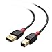 Cable Matters 3-Pack USB Printer Cable - 10ft, USB A to B Cable, Compatible with Printer, External Hard Drive, Audio Interface, Scanner, MIDI Controller, MIDI Keyboard, Black