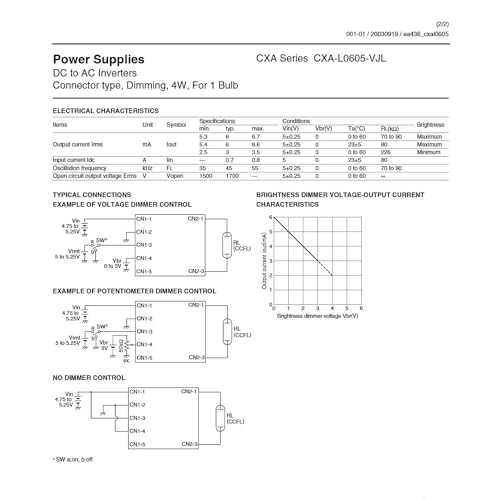CXA-L0605-VJL LCD Inverter Board PCU-P067C CXA-L06SERIES DC to AC Inverters