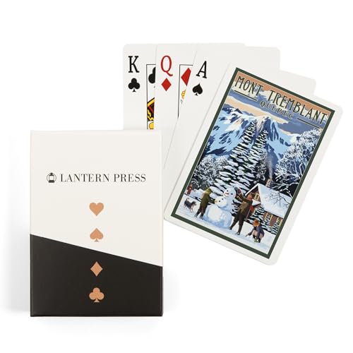 Baraja de 52 cartas tamaño póker Mont Tremblant Canadá