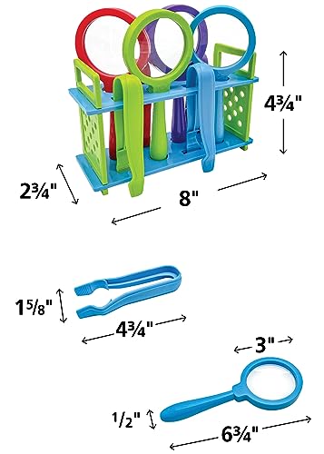 Image of Teacher Created Resources Up-Close Science: Magnifying Glasses & Tweezers Activity Set (TCR20368)