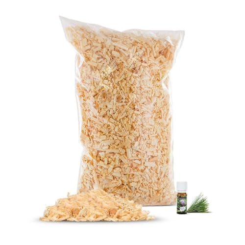 Zirbenspäne Zirbelino 1kg mit 10ml Bio-Zirbenöl aus zertifiziertem Zirbenholz