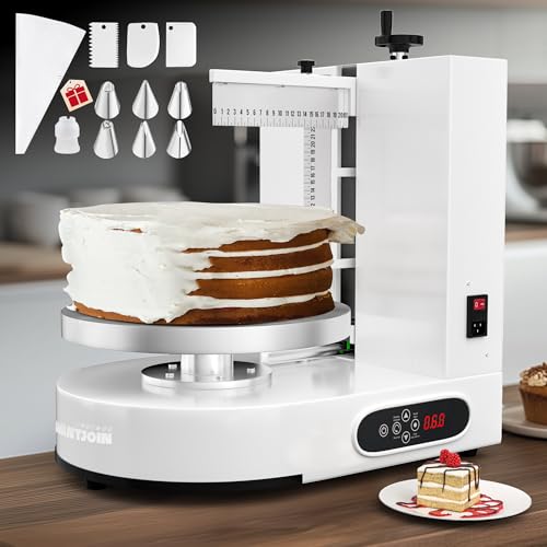 WantJoin Cake Decorating Machine - 4-12 Inch Automatic Cream Spreading for Cake Frosting Machine...