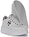 KARL LAGERFELD Anakapri Platform Sneakers, White with Black Trim, Women's