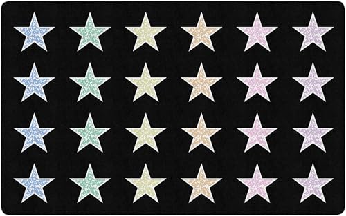 Flagship Carpets Stars Pastel Classroom Rug 7