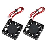 eMagTech 2 Stück Bürstenlose 5-V-Gleichstrom-Axiallüfter EB40100S2-999 für Router Und Set-Top-Boxen 40 X 40 X 10 Mm