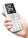 Easyfone T200 4G Unlocked Feature Cell Phone, Easy-to-Use Clear Sound Basic Dumb Mobile Phone with FM Radio, Flashlight, SOS Button, Bluetooth, Mini-Games, No Internet Access (White)