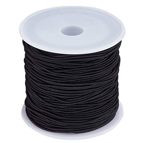 Wankko 1.0Mm Elastic Cord, 110 Yard (Black) #TOP6