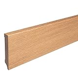Sockelleiste Massiv Holz Eiche natur geölt Weimarer Profil Modern 100mm