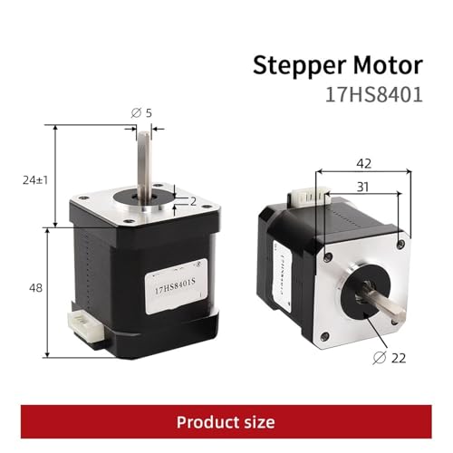 Moteur pas à pas Nema 17 anti perte de pas pour axe horizontal