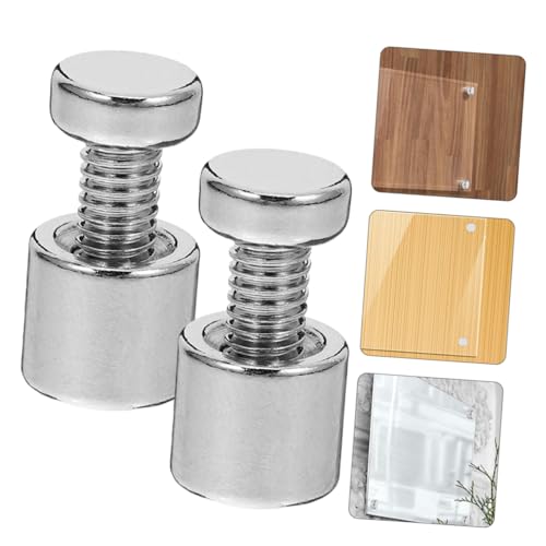 Image of 24pcs Metal Standoffs Screws for Hanging Pictures Acrylic Photo Frames and Display Signs Easy Installation Hardware for Office Business and Home Use