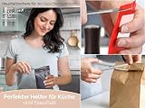 Bastelschere Papierschere Mehrzweckschere Edelstahl Rostfrei mit gebogener abgerundeter Schnittfläche für Basteln, Haushalt und Büro 13 cm