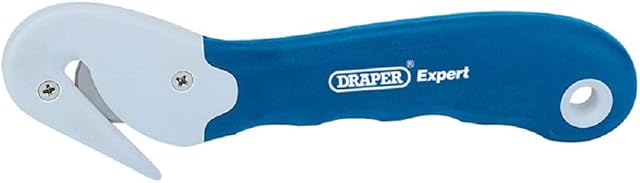 Draper 24308 Expert Packaging Cutter, 25cm x 8.2cm x 2.3cm, Blue