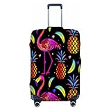 Ethebre Fundas elásticas para equipaje, diseño de piña, flamencos, arco iris, color arcoíris, funda protectora para maleta, a prueba de polvo, resistente a los arañazos, protector de equipaje elástico