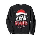 Shaolin Kung Fu Claus Weihnachtsmann Kostüm Outfit Sweatshirt