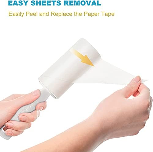 Newthinking Lint Roller Full 540 Sheets with 6 Extra Sticky Lint Roller Set for Clothes, Sofa, Bed and Carpet, Lint Roller for Pet Hair, Cat Hair, Dog Hair, Dust & Lint