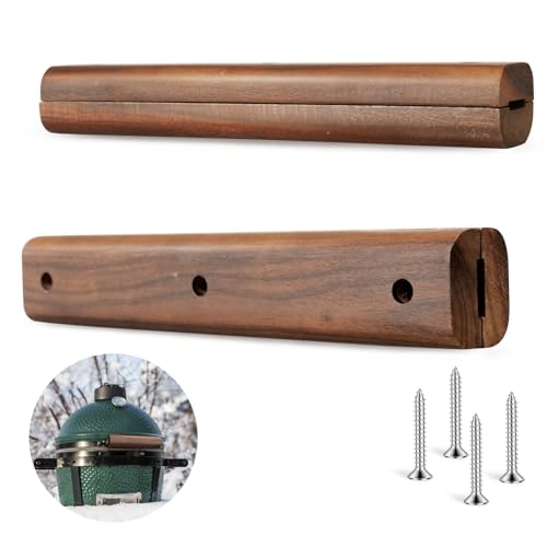 FOTITM Wooden Handle Replacement, Green Egg Accessories, Compatible with X-Large and XX-Large Sizes, Includes Screws. (9