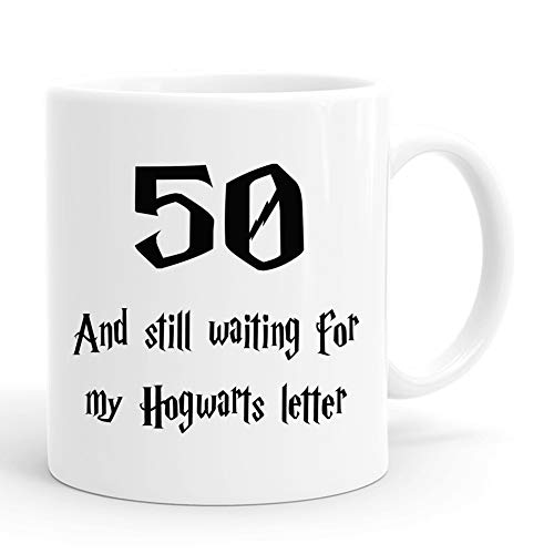 joey 50 and Still Waiting for My Hogwarts Letter Mug,50th Birthday Gifts for Men,Funny 1970 50 Year Old Birthday Gifts 11 oz Coffee Mugs for Him, Friend, Dad, Brother, Husband, Grandpa, Coworker joey 50 and Still Waiting for My Hogwarts Letter Mug,50th Birthday Gifts for Men,Funny 1970 50 Year Old Birthday Gifts 11 oz Coffee Mugs for Him, Friend, Dad, Brother, Husband, Grandpa, Coworker