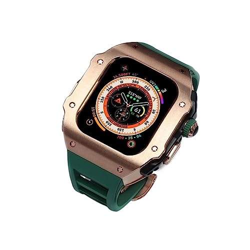Bracelet Apple Watch Ultra acier style RM boîtier luxe