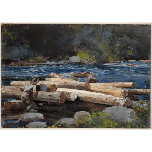 Toile Homer Hudson River 101x127 cm pour habiller un grand mur vide