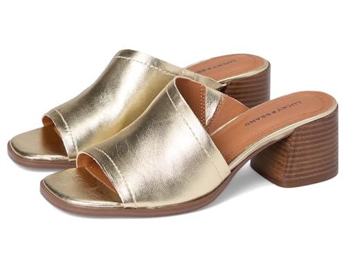 Mules Jamira Lucky Brand : souliers asymétriques à talons hauts pour femme