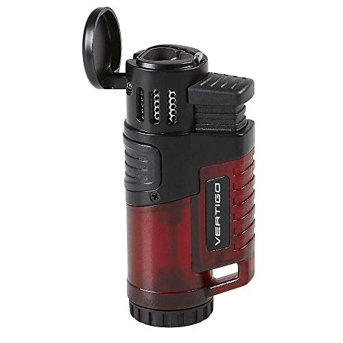 Encendedor triple llama Vertigo Hawk rojo miniatura 1