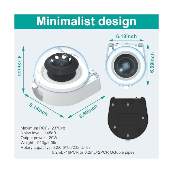 Benchtop-Scientific-Centrifuge-02mL05mL15mL20mL8-Capacity-Test-Tubes-Electric-Lab-Centrifuge-Machine-with-Speed-7000RPM-Max-2370xg-RCF-02mL16PCR-or-02mL2PCR-Octuple-Pipe Benchtop-Scientific-Centrifuge-02mL05mL15mL20mL8-Capacity-Test-Tubes-Electric-Lab-Centrifuge-Machine-with-Speed-7000RPM-Max-2370xg-RCF-02mL16PCR-or-02mL2PCR-Octuple-Pipe