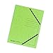 Produktbild Original Falken Premium Einschlagmappe. Made in Germany. Juris-Mappe aus extra starkem Colorspan-Karton mit 3 Innenklappen und 2 Gummizügen DIN A4 Pastell-Hellgrün für Büro und Schule
