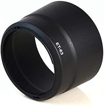 SUPERNIC Branded Photo Lens Hood for Canon EF-S 55-250mm f/4-5.6 is STM Lens with Microfiber Cloth