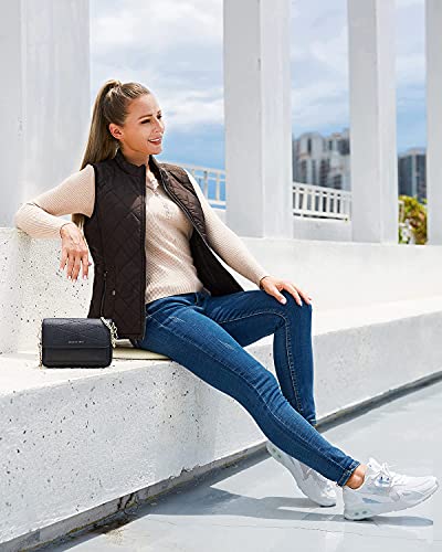 Chaleco acolchado para mujer Argstar marrón que protege del viento 3