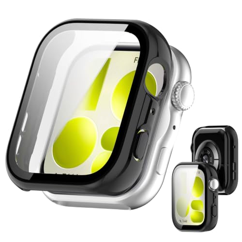 HEOONQ huawei fit 5 Pro �J�o�[ �y��PC+�����K���X�J�o�[ 9H�d�x �ϏՌ� huawei fit 5 Pro �ɑΉ� | �S�ʕی� �����ߗ� �L�Y�h�~ �����x �Ռ��z�� �����[�d�\ ���E�ȒP for huawei �E�H�b�`�t�B�b