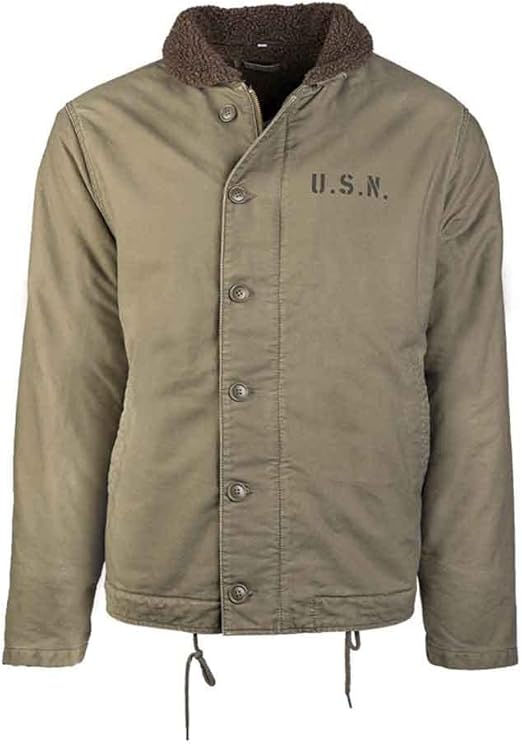 Mil-Tec US Navy Deck Jacket N-1 Olive : Amazon.ca: Clothing, Shoes