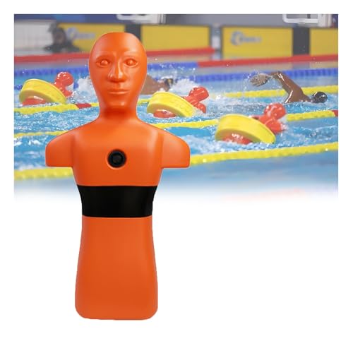 Muñeco flotante salvavidas portátil naranja miniatura 1
