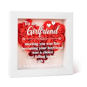 Anniversary Day Gifts for Her Girlfriend – Eternal Flower Roses, Girlfriend Gifts, Romantic Gifts for Girlfriend Birthday Presents, Christmas Valentine’s Day Gifts for Girlfriend