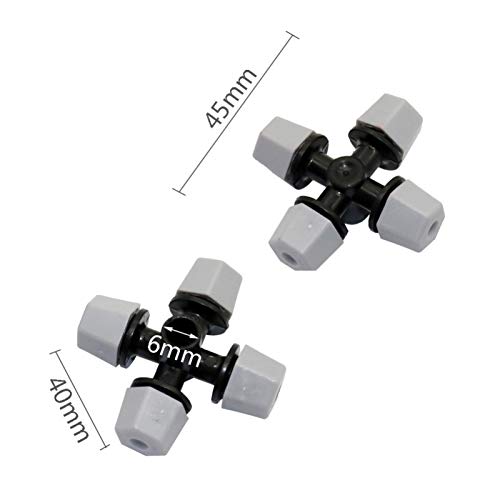 Buse irrigation cross serre lot de 100 brumisateurs gris clair - 4