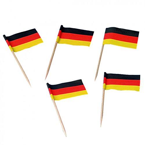 Preisvergleich Produktbild Deutschland Flaggen-Picker 200 St.