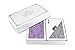 Copag Unique Luxury Plastic Playing Cards | Poker Size, Regular Index | Purple/Grey Double-Deck Set