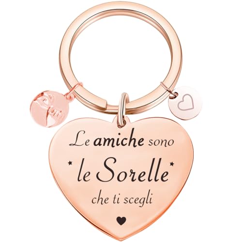 Tecreo Idee Regalo Migliore Amica Compleanno, Migliore Amica Portachiavi Amicizia