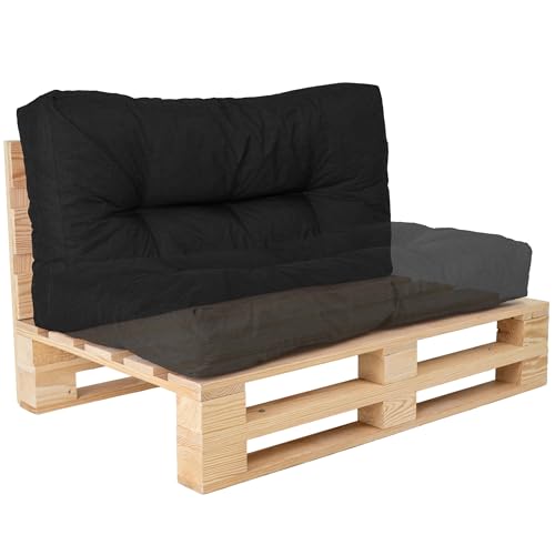 Bananair - Coussin Palette Extérieur Confortable - Tissu Résistant, Anti-UV & Déperlant - Coussin Salon de Jardin Extérieur, Balcon, Terrasse (Taille Polyvalente...