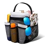 Mesh Shower Caddy Portable for College Dorm Room Essentials for Girls with 9 Pockets,Large-Capacity Shower...