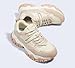LUCKY STEP Women's Chunky Sneakers Fashion Platform Retro Tennis Casual Classic Cute Dad Anti-Slip Stylish Walking Sport Shoes(Beige,10)