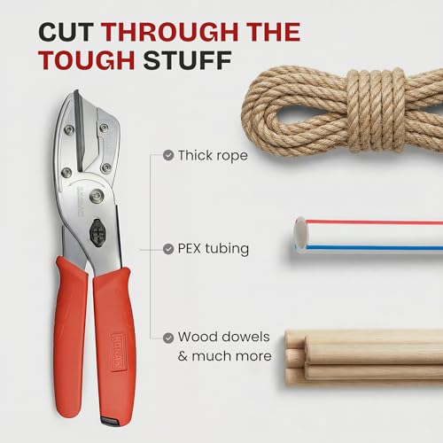 Image of RONAN Multi-Cut Quick Change Utility Cutter, Razor Sharp Multipurpose Cutting Tool Cuts Cable, Wood, Carpet, Laminate Tile, Vinyl, Rubber, Shrubs, For Professionals and DIY (Pack of 2)