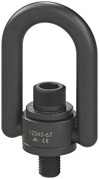CM 433714 Heavy Duty Hoist Ring, 1" Bolt Length, 5000 Lb.