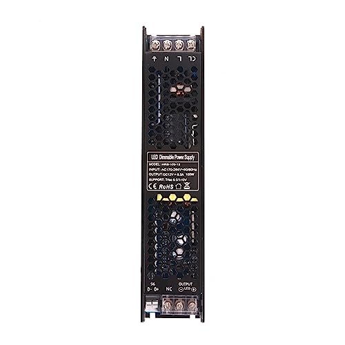 Fuente de alimentación LED 12V conmutada transformador regulable 100W 0-10V 5
