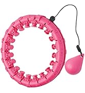 Nuvance - Verstelbare Fitness Hoelahoep met Gewicht - voor Volwassenen en Kinderen - Weighted Hul...