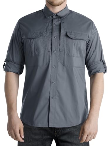 Chemise fonctionnelle homme manches longues coupe premium pour loisirs actifs et sport nature